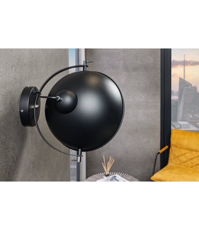 Invicta Interior Wandlamp STUDIO 40cm zwart goud - 35124