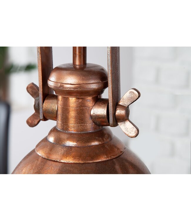 Invicta Interior Hanglamp INDUSTRIEEL gemarmerd koper - 41271