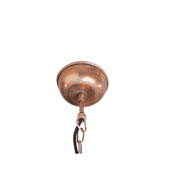 Invicta Interior Hanglamp INDUSTRIEEL gemarmerd koper - 41271