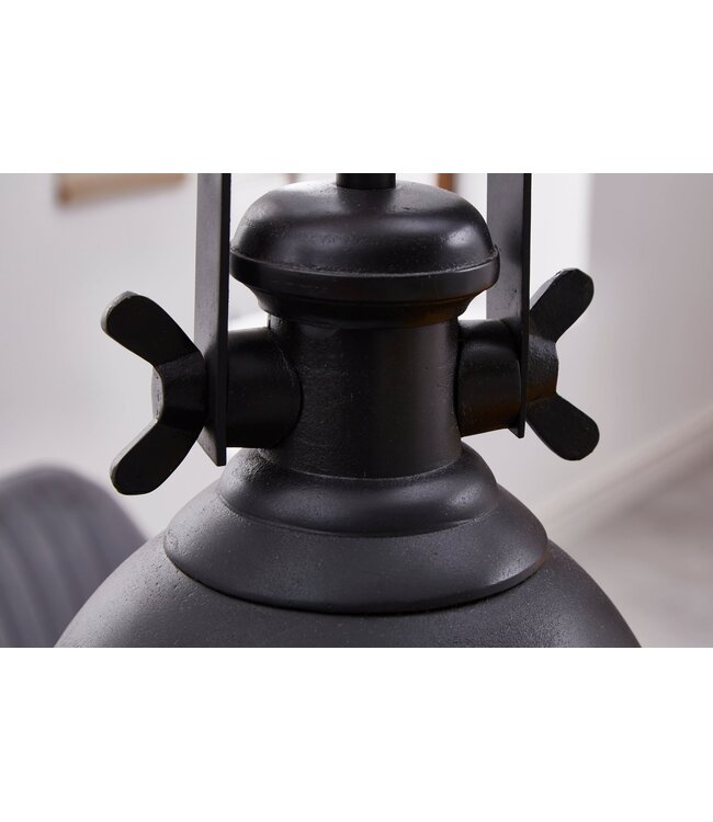 Invicta Interior Hanglamp INDUSTRIEEL metaal zwart-brons industriële stijl - 40919