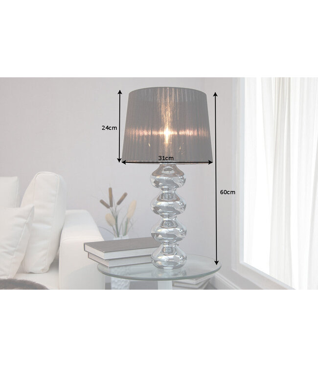 Invicta Interior Tafellamp MIA 60cm zwart - 19699