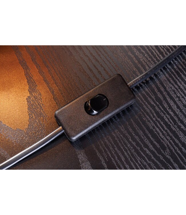 Invicta Interior Tafellamp ALVA 40 cm, ijzer en acaciahout, naturel - 47027