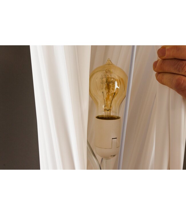 Invicta Interior Vloerlamp PARIS 180cm wit latex - 5962