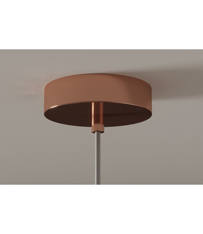 Invicta Interior Hanglamp LIQUID DIAMOND 20 cm glas koper - 46015