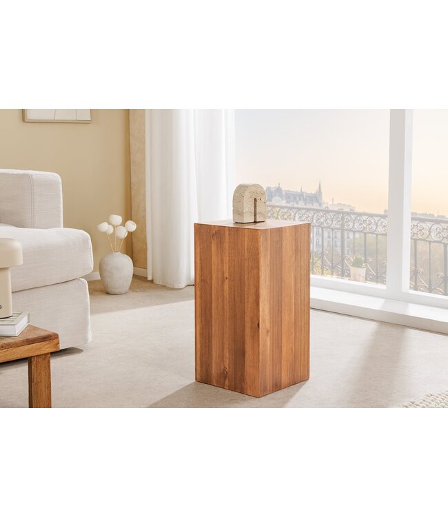 Invicta Interior Decoratieve pilaar COLUMNA 50cm acacia naturel bruin - 44976