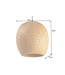 Invicta Interior Hanglamp ORGANIC LIVING 35 cm natuurlijk bamboe - 40578