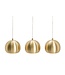 Invicta Interior Hanglamp GOLDEN BALL 3s metaal goud - 39440