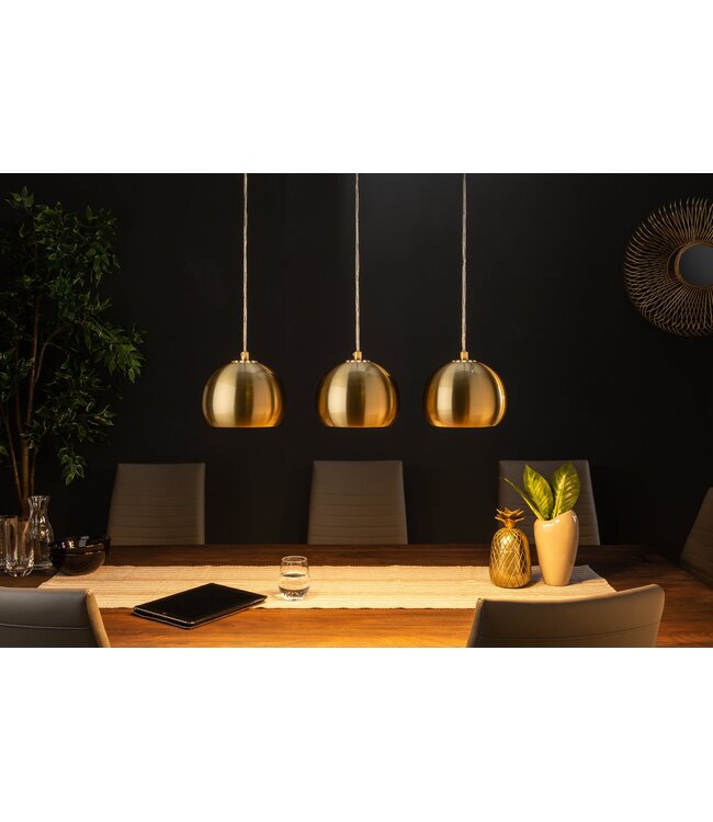 Invicta Interior Hanglamp GOLDEN BALL 3s metaal goud - 39440
