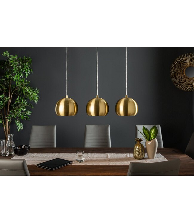 Invicta Interior Hanglamp GOLDEN BALL 3s metaal goud - 39440