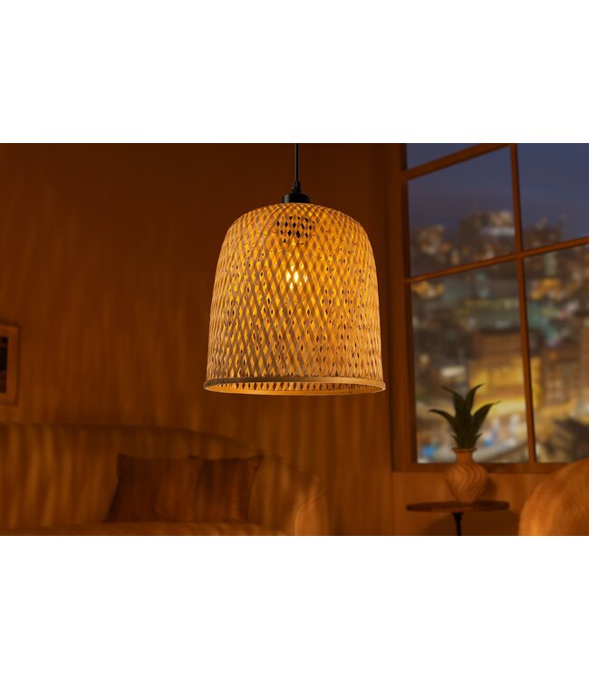 Invicta Interior Hanglamp ORGANIC LIVING 25 cm natuurlijk bamboe - 40582