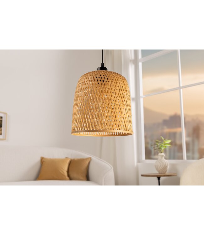 Invicta Interior Hanglamp ORGANIC LIVING 25 cm natuurlijk bamboe - 40582
