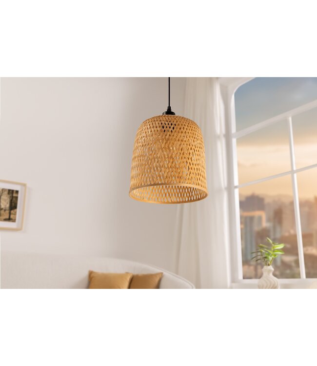 Invicta Interior Hanglamp ORGANIC LIVING 25 cm natuurlijk bamboe - 40582