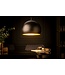 Invicta Interior Hanglamp GLOW zwart met bladgoudkleurige binnenkant - 41320