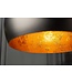 Invicta Interior Hanglamp GLOW zwart met bladgoudkleurige binnenkant - 41320