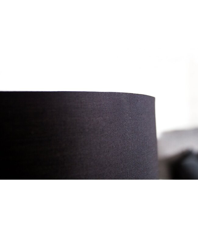 Invicta Interior Tafellamp CARLA 60 cm linnen kap zwart - 37005