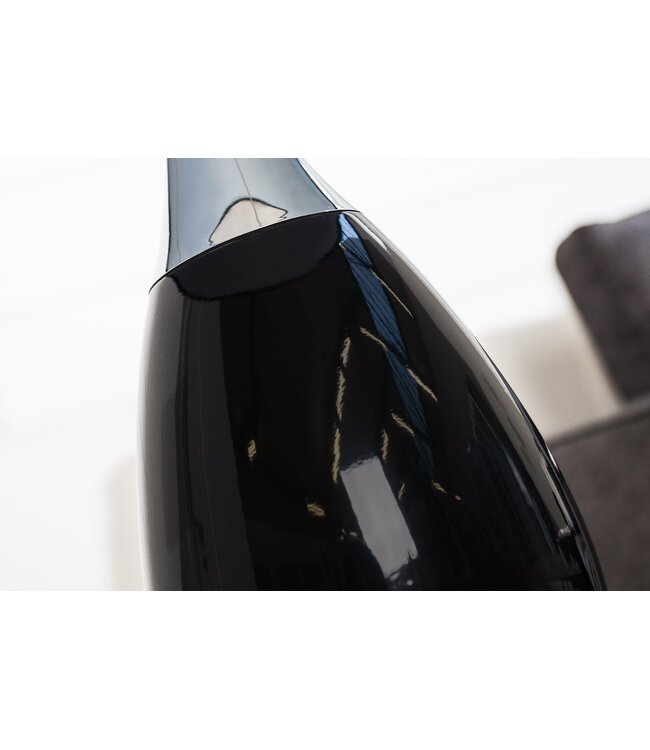 Invicta Interior Tafellamp CARLA 60 cm linnen kap zwart - 37005