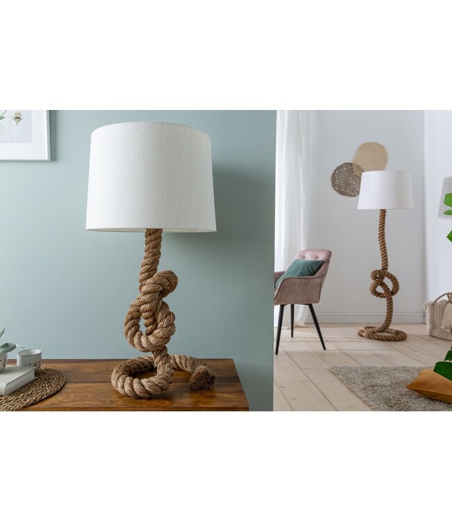 Invicta Interior Vloerlamp SEVEN SEAS 80cm met authentiek touw - 30201