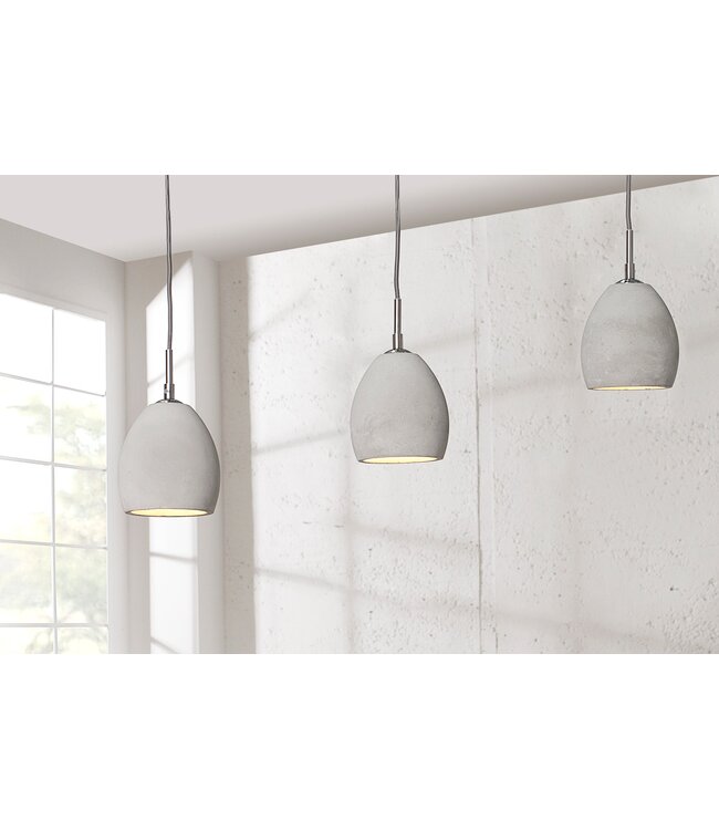 Invicta Interior Hanglamp CEMENT 3s cementgrijs - 36242