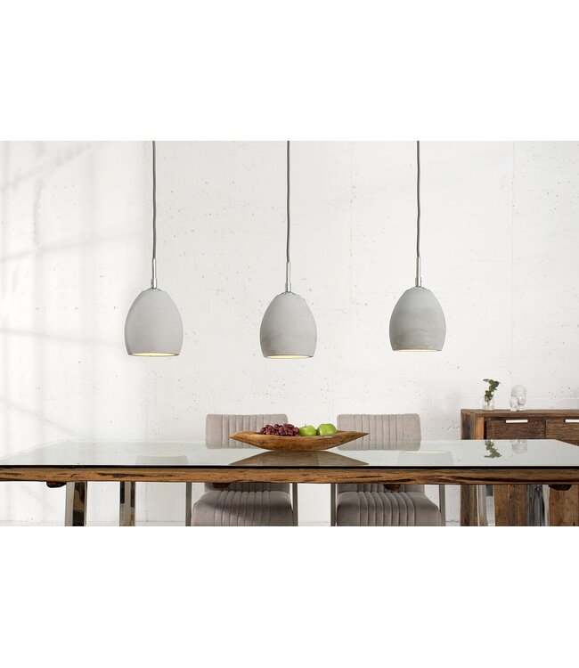 Invicta Interior Hanglamp CEMENT 3s cementgrijs - 36242