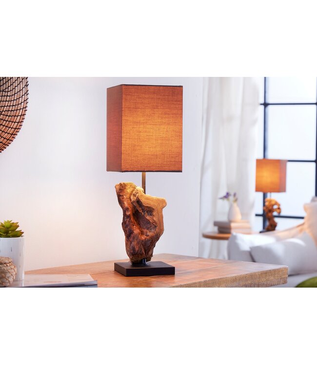 Invicta Interior Tafellamp HYPNOTIC 45cm driftwood bruin - 19479