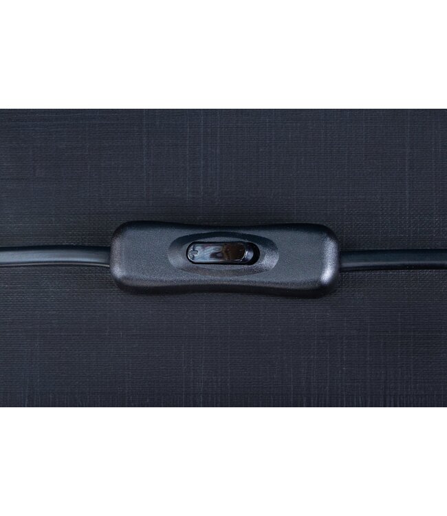 Invicta Interior Tafellamp CROWNTAIL 65 cm, rode lampenkap van polyhars, zwart - 43171