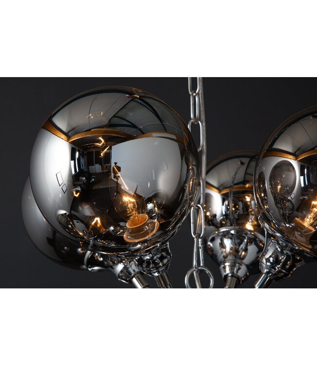 Invicta Interior Hanglamp GALAXY 72 cm zilver - 39101