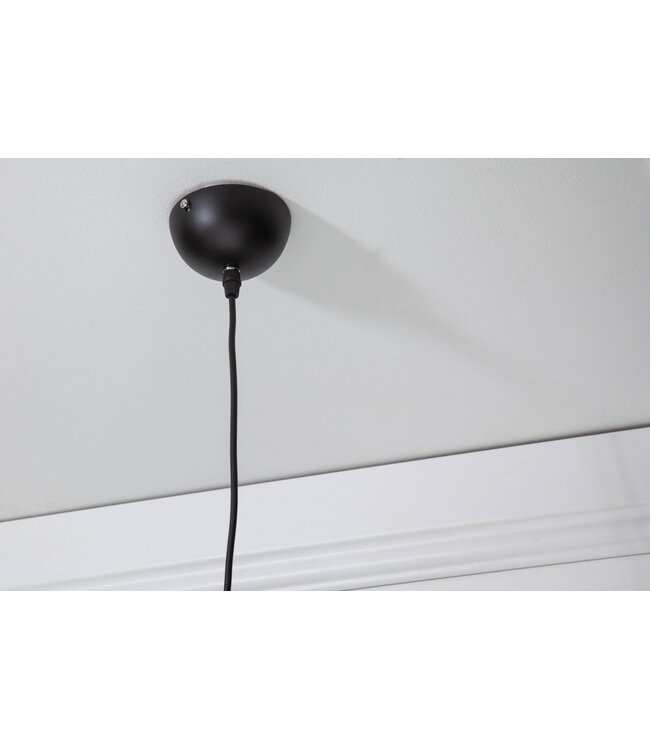 Invicta Interior Hanglamp COCOONING 60cm zwart abacá - 11015