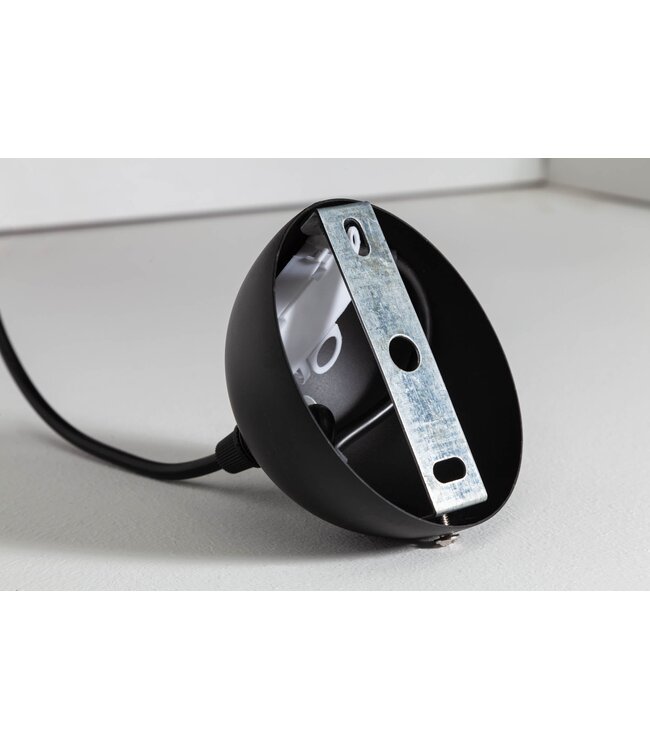 Invicta Interior Hanglamp COCOONING 60cm zwart abacá - 11015