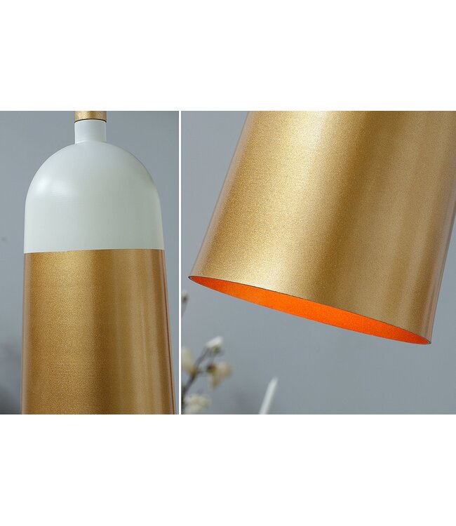 Invicta Interior Hanglamp MODERN CHIC witgoud - 37701