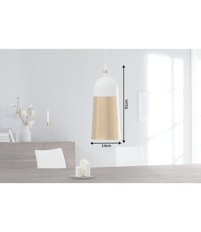 Invicta Interior Hanglamp MODERN CHIC witgoud - 37701