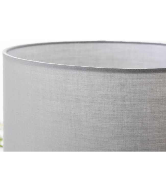 Invicta Interior Lampenkap 30x23x30cm grijs linnen voor tafellamp - 39727