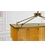 Invicta Interior Hanglamp ROYAL 80 cm met fijne gouden metalen kettingen - 43760