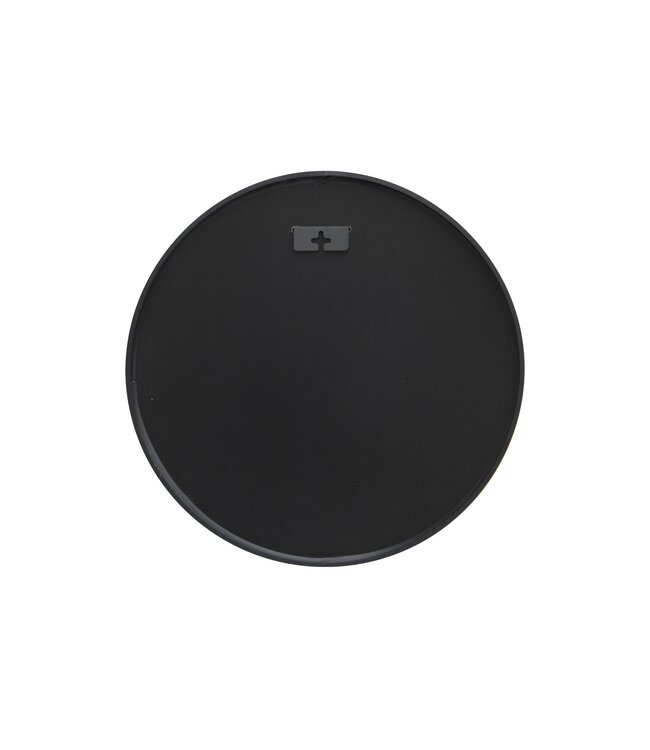 Invicta Interior Wandspiegel PORTRET 40 cm rond aluminium zwart - 48242