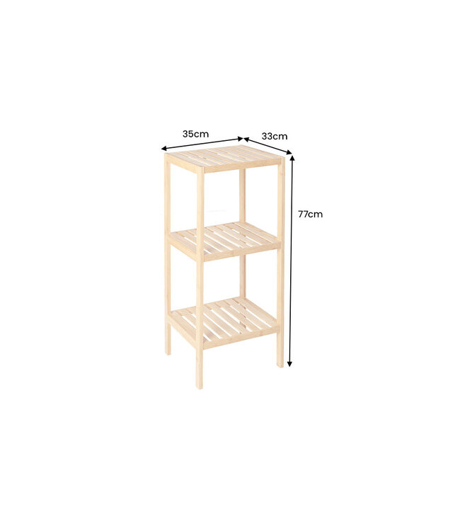 Invicta Interior Plank LAGOON SPA 80cm bamboe naturel - 40944