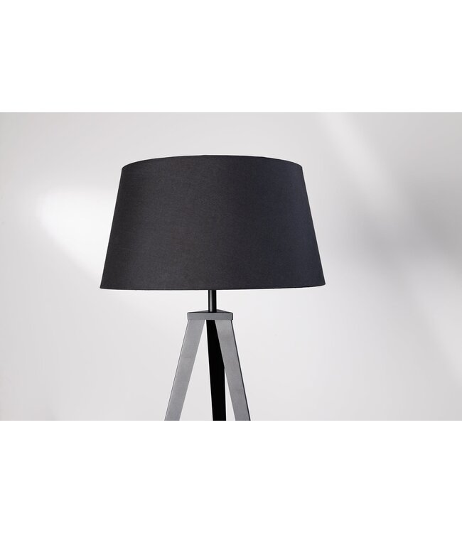 Invicta Interior Lampenkap 40x27x50cm zwart voor staande lamp - 43054