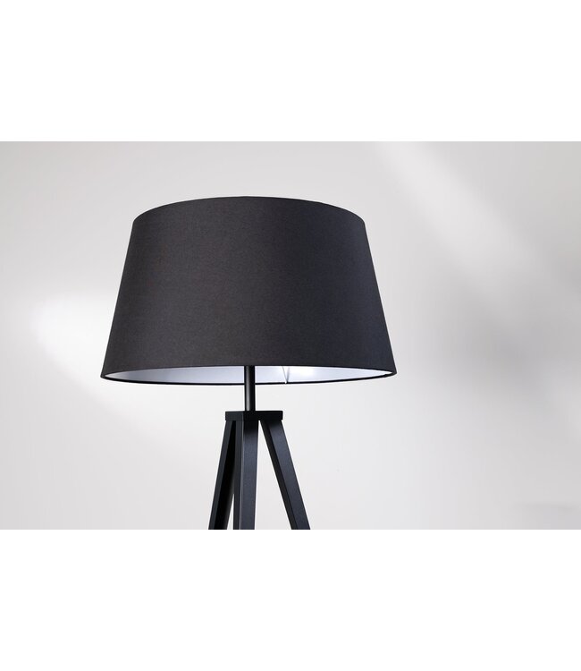 Invicta Interior Lampenkap 40x27x50cm zwart voor staande lamp - 43054