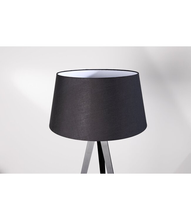 Invicta Interior Lampenkap 40x27x50cm zwart voor staande lamp - 43054