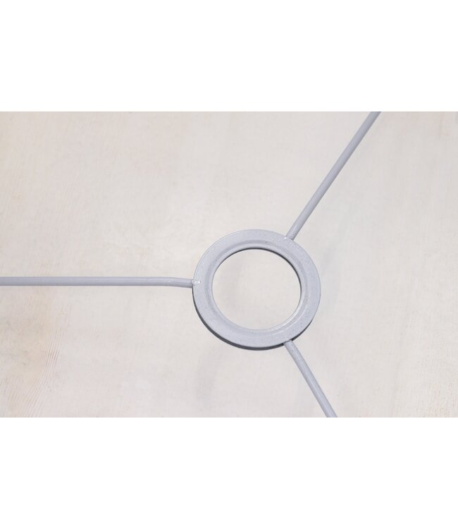 Invicta Interior Lampenkap 45x25x50cm kegelvormig linnen grijs voor staande lamp - 41092