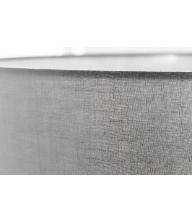 Invicta Interior Lampenkap 50x30x50cm linnen grijs voor staande lamp - 39322