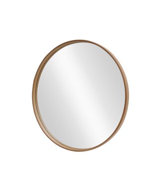 Invicta Interior Wandspiegel PORTRET 70 cm rond eikenhoutfineer - 48251