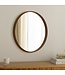Invicta Interior Wandspiegel PORTRET 70 cm rond met walnoothouten fineer - 48250