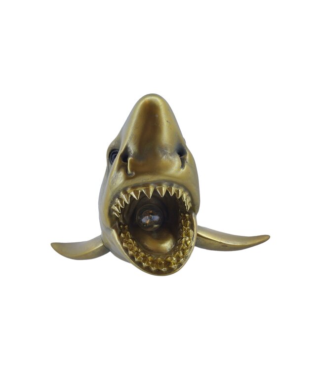 Invicta Interior Wandlamp SHARK 40cm handgemaakt goud - 48030