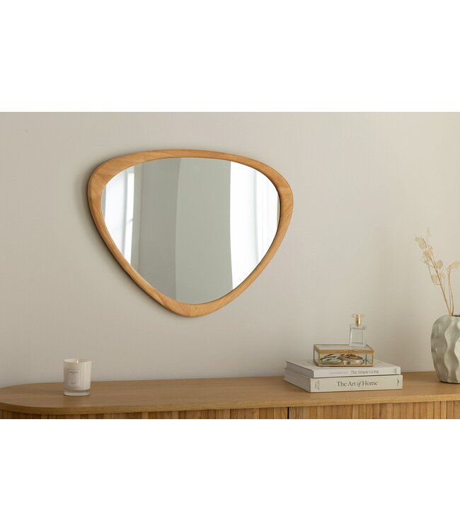 Invicta Interior Wandspiegel ORGANIC 65 cm massief hout eikenhoutlook - 48246