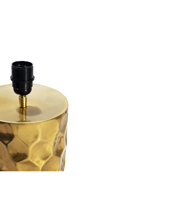 Invicta Interior Tafellamp AURELIA 55 cm met hamerslageffect, goudkleurig - 46659