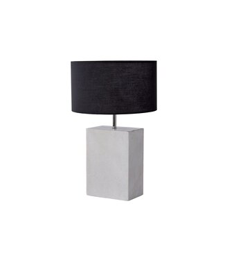 Invicta Interior Tafellamp NOBLE 35 cm voet marmerwit zonder lampenkap - 40903