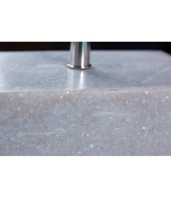 Invicta Interior Tafellamp NOBLE 35 cm voet marmerwit zonder lampenkap - 40903