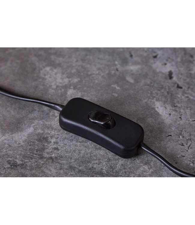 Invicta Interior Tafellamp NOBLE 35 cm voet marmerzwart zonder lampenkap - 40901