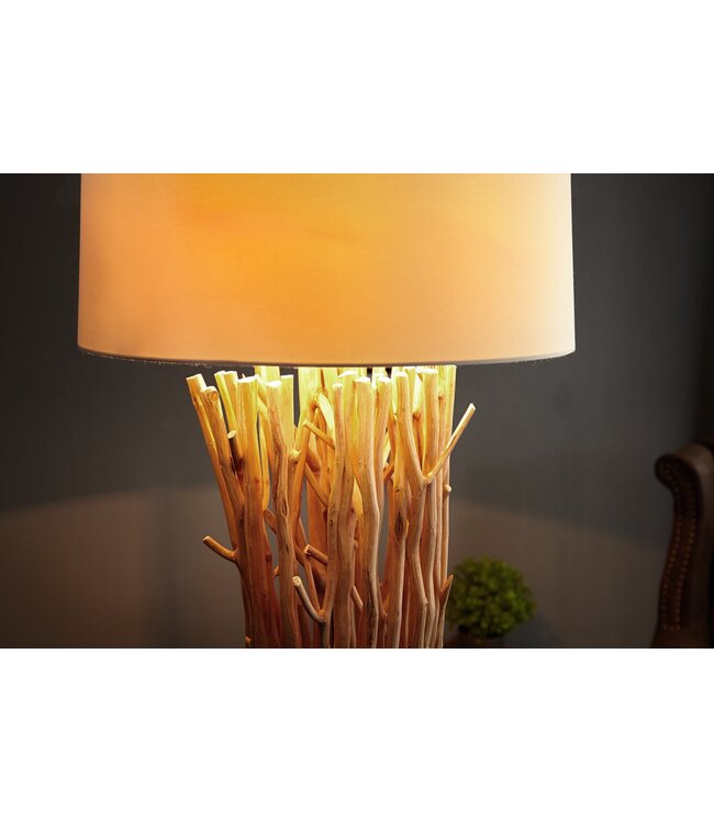 Invicta Interior Lampenkap 48x25x55cm linnen beige voor staande lamp - 20697-2