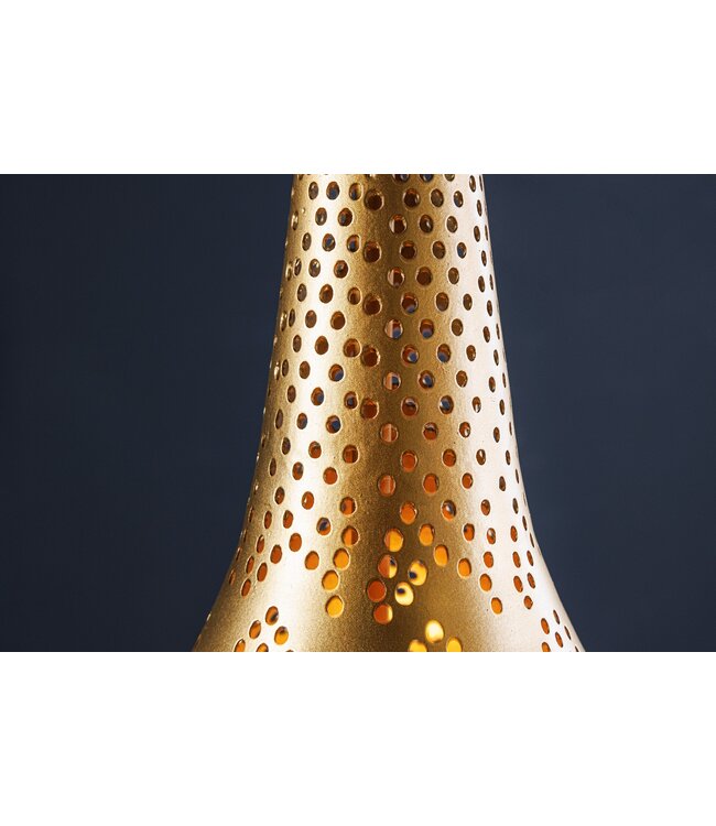 Invicta Interior Hanglamp ORIENT LIVING 50 cm ijzer met gouden decoratie - 44897