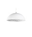 Invicta Interior Hanglamp GLOW 70cm van glasvezel, wit en zilver - 10723